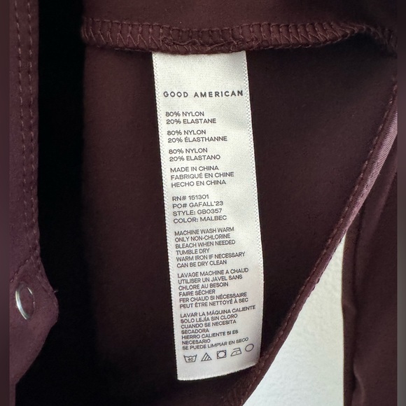 Good American Scuba Crewneck Longsleeve Bodysuit Large - Picture 5 of 7